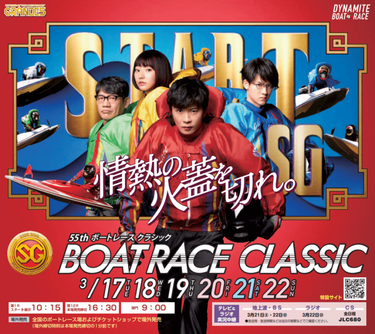 【3/22 平和島競艇予想】SGボートレースクラシック・最終日の買い目を大公開!