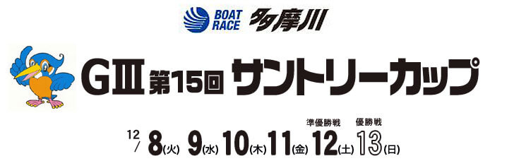 【12/11 多摩川競艇予想】G3第15回サントリーカップ(2020) 4日目の買い目を大公開！