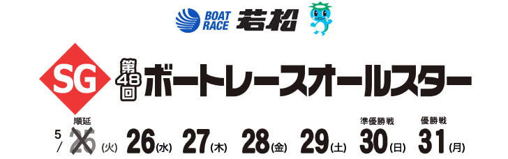 【5/29 若松競艇予想】SG第48回ボートレースオールスター(2021) 4日目の買い目を大公開！