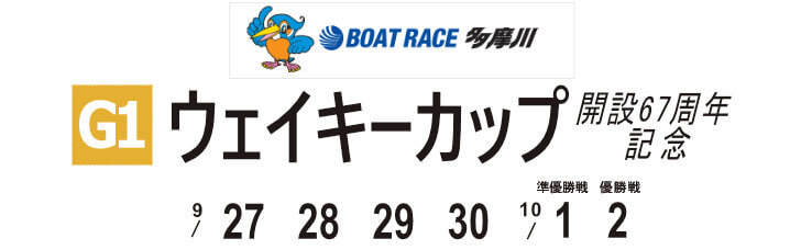 【10/1 多摩川競艇予想】ウェイキーカップ開設67周年記念(2021) 5日目の買い目を大公開！