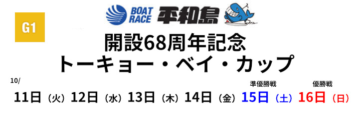 【10/11 平和島競艇予想】開設68周年記念トーキョーベイカップ 初日(2022) 12Rの買い目を大公開！