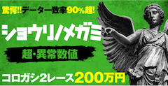 ショウリノメガミ
コロガシ2レース200万円