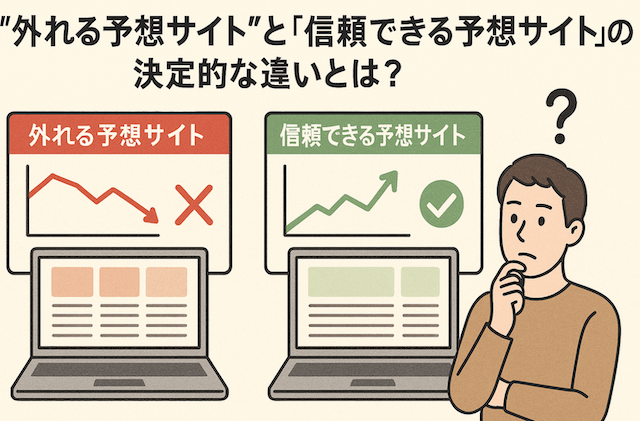 競艇予想サイトで自分だけ外れる理由|当たらないサイトと信頼できるサイトの違い