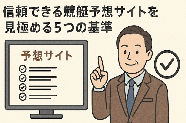 競艇予想サイトで自分だけ外れる理由|信頼できる予想サイトの基準