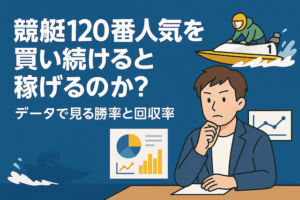 競艇120番人気を買い続けると稼げるのか？データで見る勝率と回収率画像