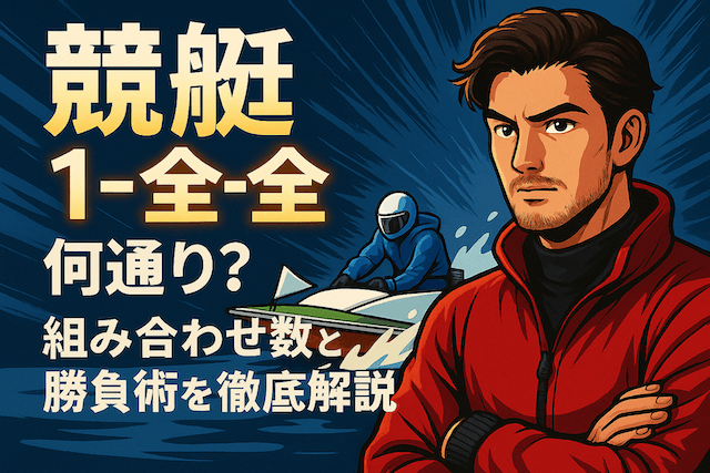 競艇「1-全-全」は何通り?組み合わせ数と勝負術を徹底解説