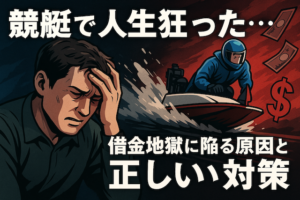 競艇で人生狂った…借金地獄に陥る原因と正しい対策画像