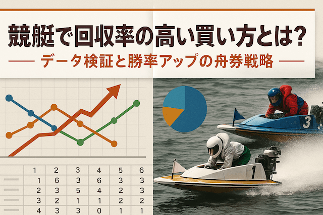 競艇で回収率の高い買い方とは？データ検証と勝率アップの舟券戦略