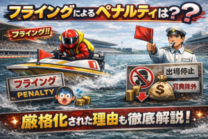 競艇のフライングによるペナルティや罰則は？厳格化された理由も徹底解説！画像