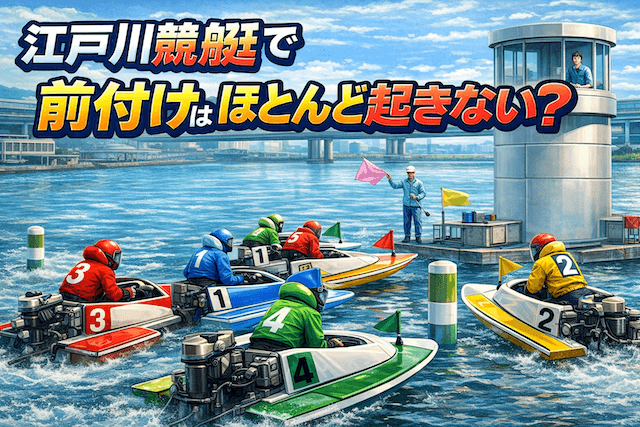 江戸川競艇で前付けはほとんど起きない？その理由と舟券の考え方を独自視点で解説