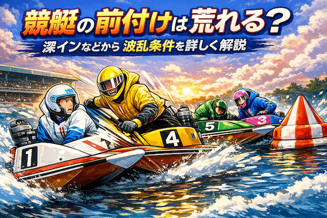競艇の前付けは荒れる？深インなどから波乱条件を詳しく解説