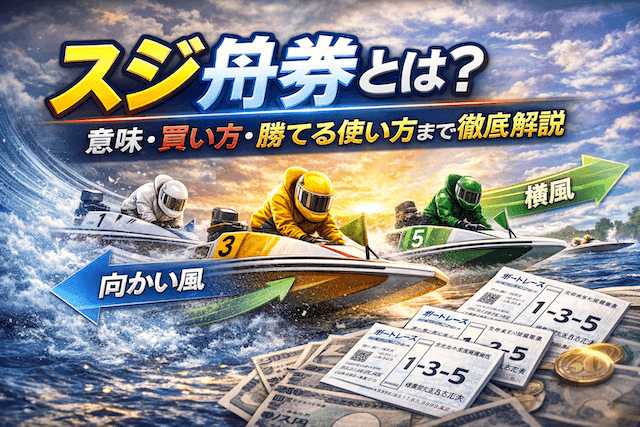 スジ舟券とは？意味・買い方・勝てる使い方まで徹底解説