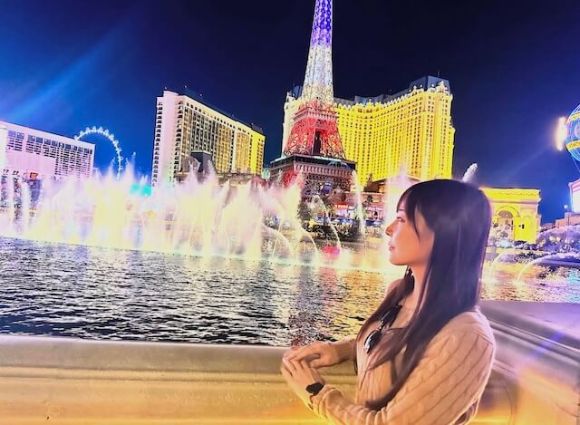 西岡育未のラスベガス旅行