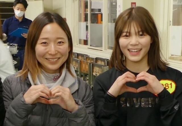 西岡成美と井上遥妃のツーショット