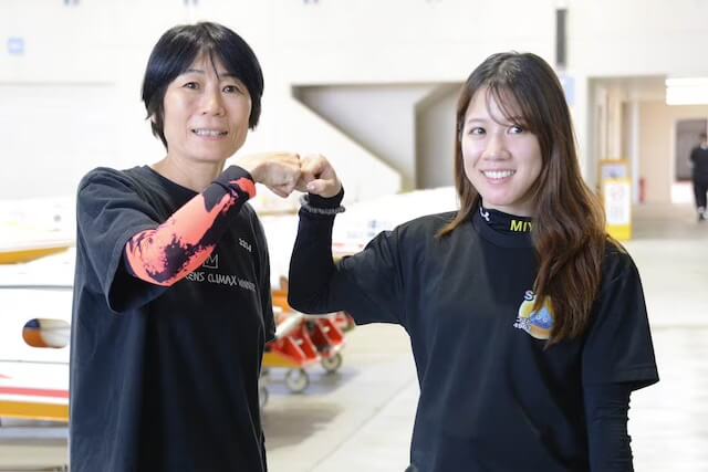 實森美祐の師匠とのツーショット