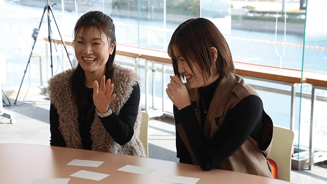 野田彩加と師匠のツーショット