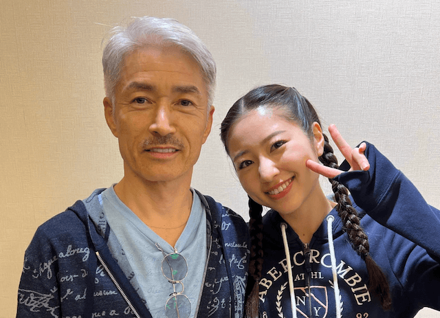 松井繁と三女の松井朝海